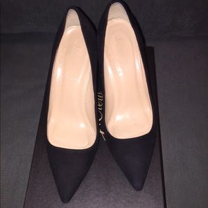 J.Crew Black Suede Elsie pump